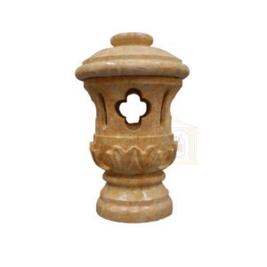 Dark Yellow Stone lantern