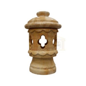 Dark Yellow Stone Lantern