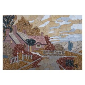Follow The Path Marble Stone Mosaic Art