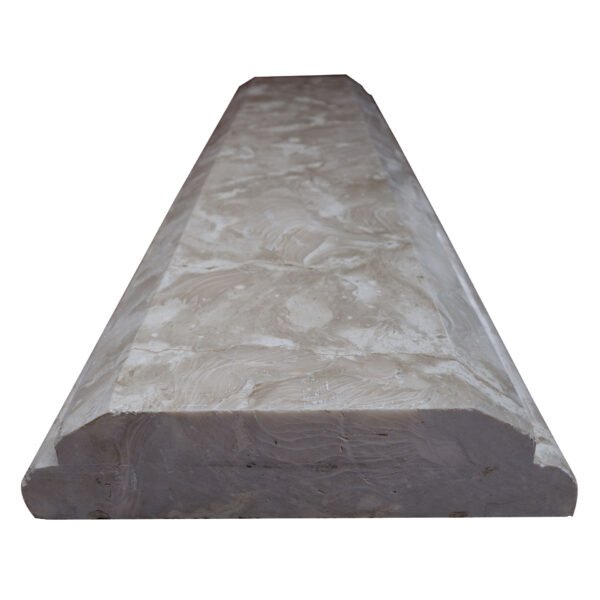 Glazed polished Crema Marfil LimeStone Balustrade Sills