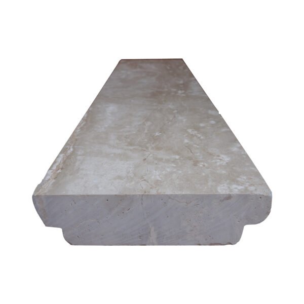 Glazed polished Crema Marfil LimeStone Balustrade Sills