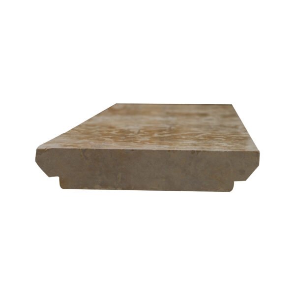 Glazed polished Dark Yellow LimeStone Balustrade Sills