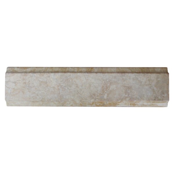 Glazed polished Dark Yellow LimeStone Balustrade Sills