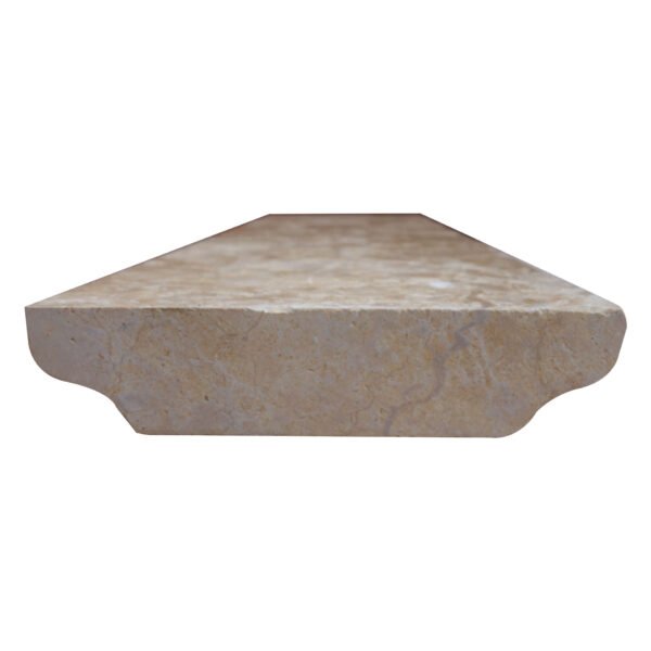 Glazed polished Dark Yellow LimeStone Balustrade Sills