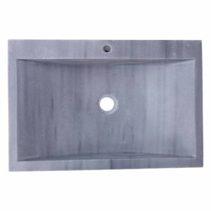 Glazed polished Grey Marble Wash Basin