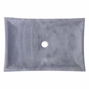 Glazed polished Grey Marble Wash Basin