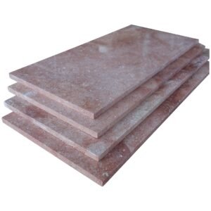 Brushed Antique Rose Limestone tiles