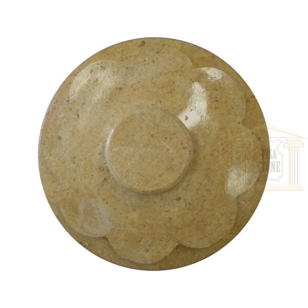 Matt Light Yellow Limestone Small Lantern