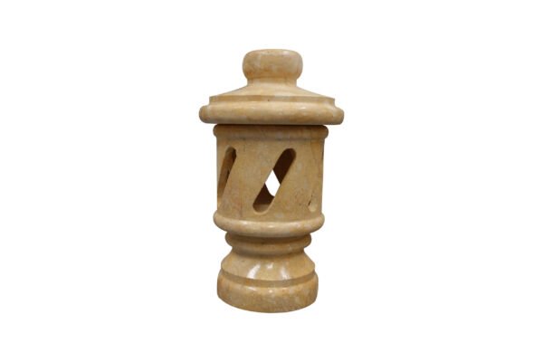 Matt Yellow Limestone lantern