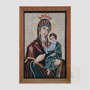 Jesus on Mary's lap Marble Stone Mosaic Art