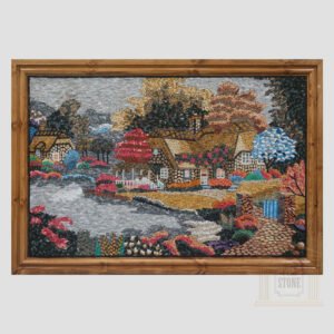 Colourful Dream House Marble Stone Mosaic Art