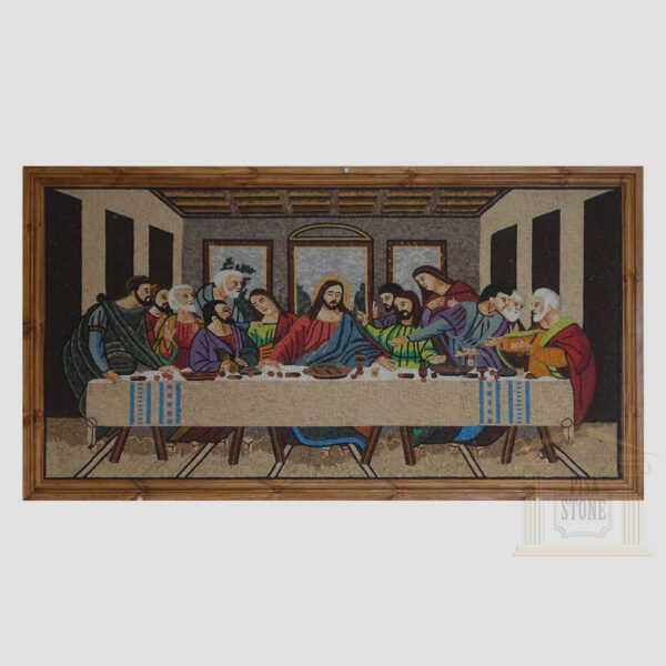 The Last Supper / Il Cenacolo Marble Stone Mosaic Art