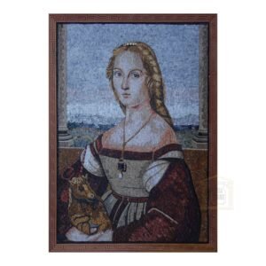 Dama Col Liocorno Marble Stone Mosaic Art