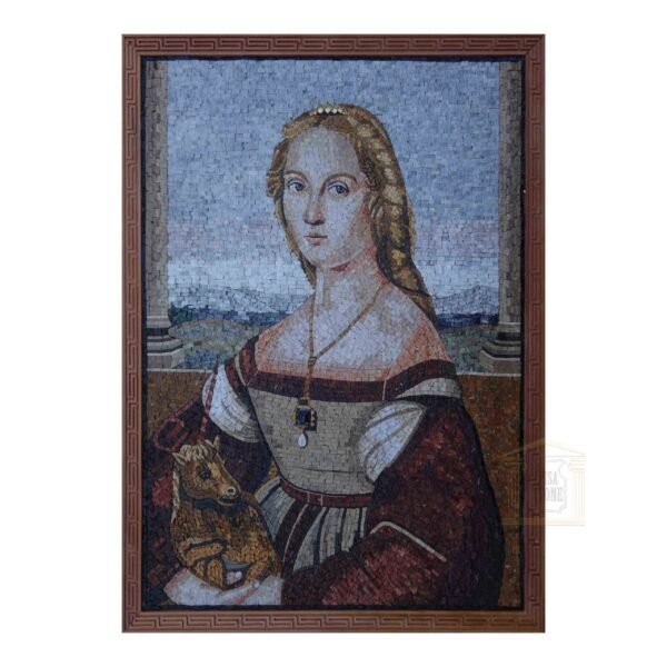 Dama Col Liocorno Marble Stone Mosaic Art