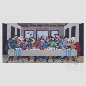 The Last Supper / Il Cenacolo Marble Stone Mosaic Art