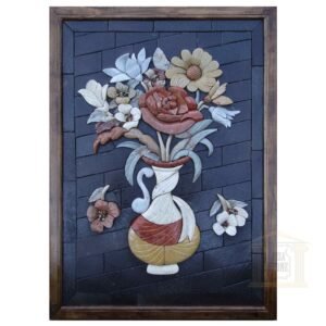Right Musical Flower Vase 3D Mosaic Art