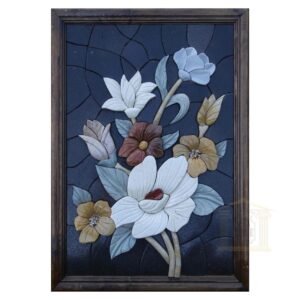 Night Blooming Flowers (Left) 3D Mosaic Art