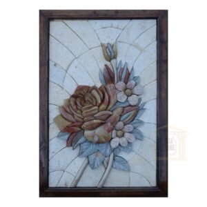 Left Damascena 3D Marble Stone Mosaic Art