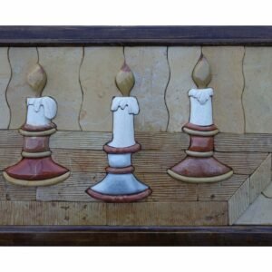 The three candles 3D Mosaic Art