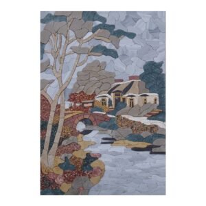 Next To The River Marble Stone Mosaic Art
