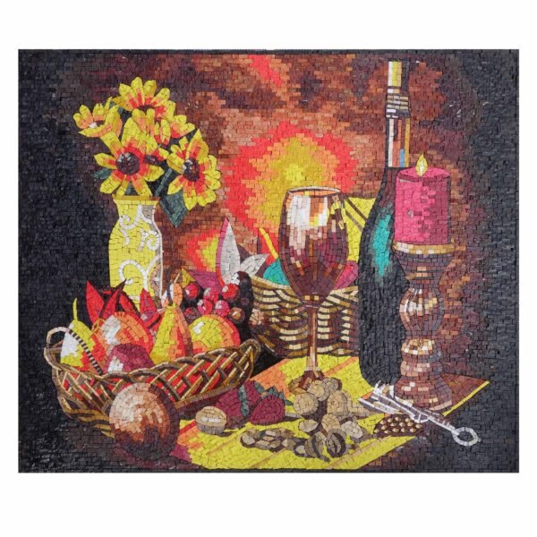 The Perfect Set Up Marble Stone Mosaic Art