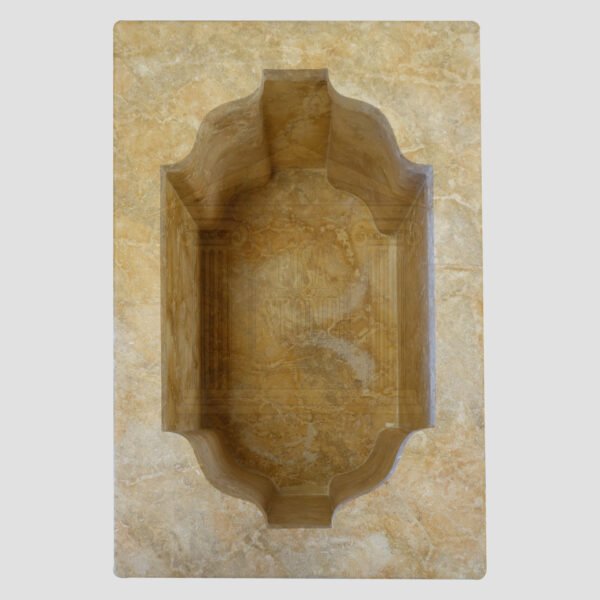 Mattt Dark yellow Limestone Urn Garden 5 Smart Stone urns, planters, vases