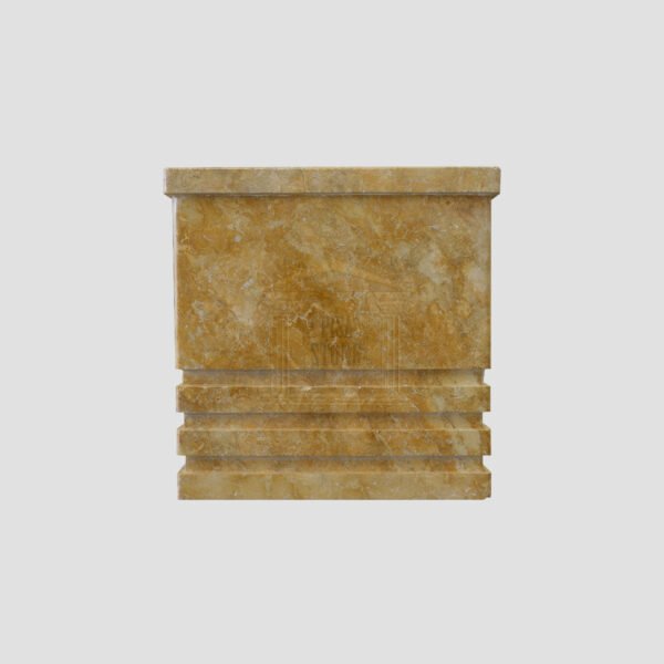 Mattt Dark yellow Limestone Urn Garden 2 Smart Stone urns, planters, vases