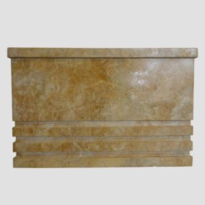 Mattt Dark yellow Limestone Urn Garden