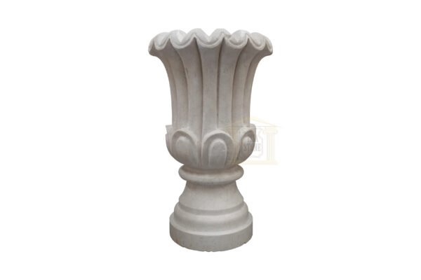 New Matt White Limestone Urn Garden Smart Stone urns, planters, vases
