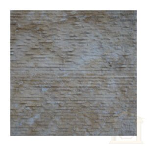 Split face Dark yellow limestone Wall tiles