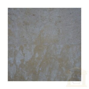 Brushed Antique finish light yellow limestone tiles