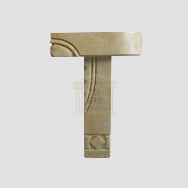 Glazed polished LimeStone wash basin