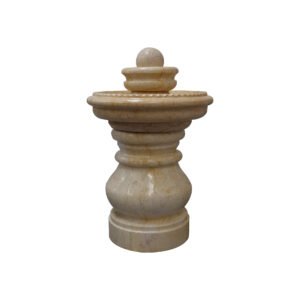 Papaya Whip Marble Spinning Small Ball Fountain