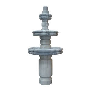 Carrera White 3- Tier Marble Fountain
