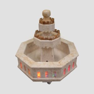 Elegant Limestone Fountain (Brown)