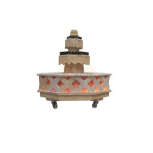 Elegant Limestone Fountain (Black)