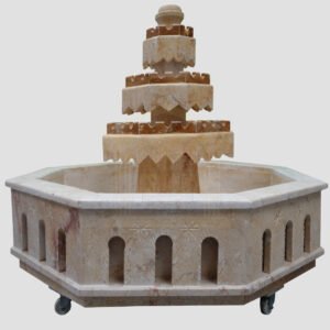 Icey Limestone Fountain