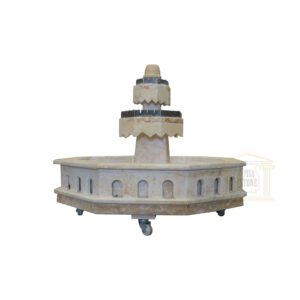 Light yellow Stone fountain