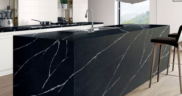 black-quartz-durable-worktops, Quartz-worktops, Marble-worktops & Granite-worktops