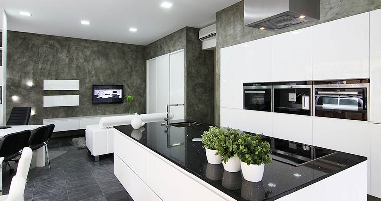 balck-durable-technistone-worktop, Quartz-worktops, Marble-worktops, Granite-worktops & Kitchen Worktops