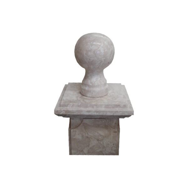 Crema Marfil Lime Stone Finial Balls
