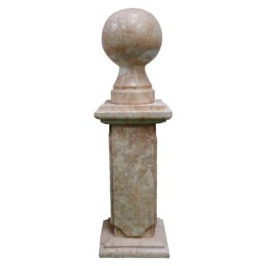 Dark Yellow Lime Stone Finial Balls