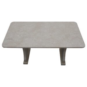 Garden White Stone Table, TA-018, 1
