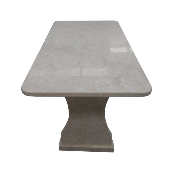 Garden White Stone Table, TA-018, 2