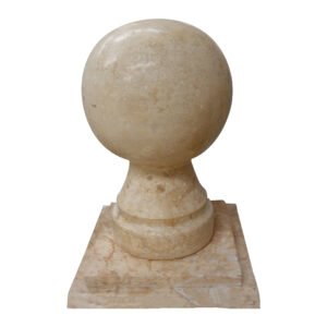 Light Yellow Lime Stone Finial Balls