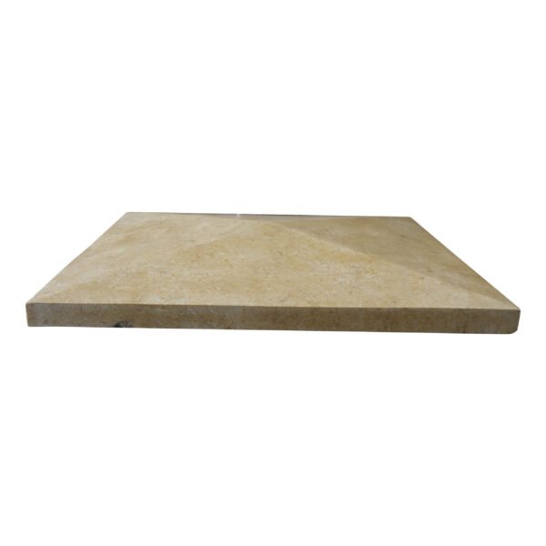 Light Yellow Limestone Pyramid Pier Caps - Image 3