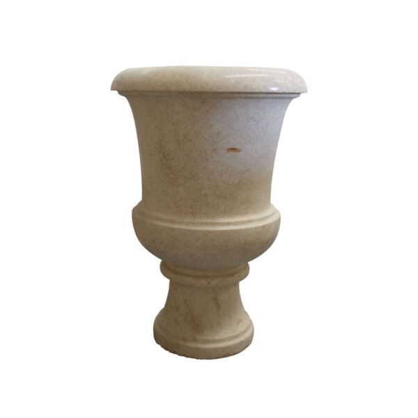 Light Yellow Stone Garden Urn urns, planters, vases