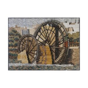 Old Architectural waterwheel