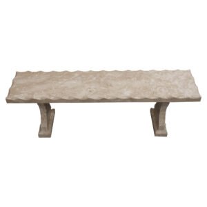Crema Marfil Limestone Bench Set CH-010