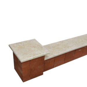 Light Yellow Limestone Wall Coping (3cm thick)